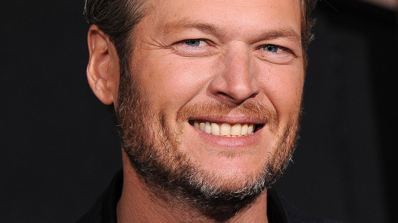 Blake Shelton smiling