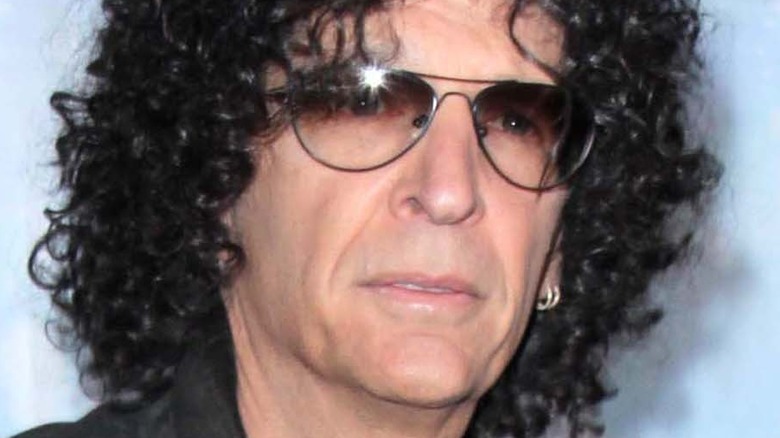 Howard Stern on the red carpet