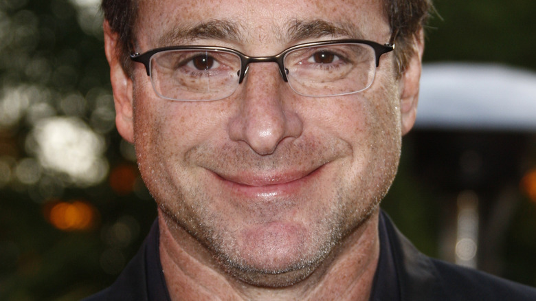 Bob Saget on the red carpet