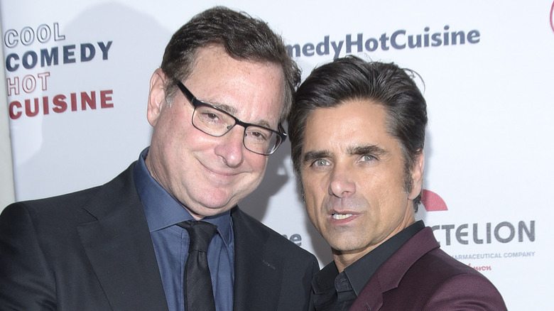 Bob Saget and John Stamos on the red carpet