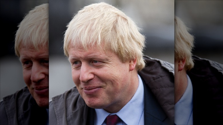 Boris Johnson's bowl cut in 2011