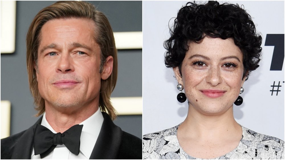 Actor Brad Pitt; actress Alia Shawkat