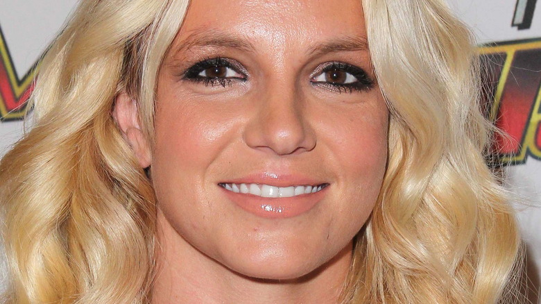 Britney Spears smiling