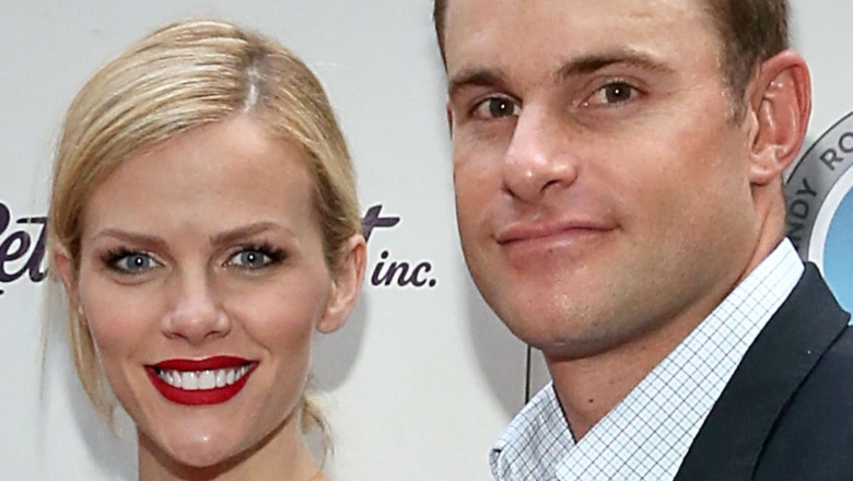 Brooklyn Decker and Andy Roddick on a red carpet