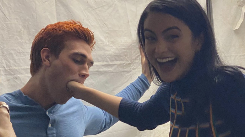 KJ Apa and Camila Mendes on Instagram