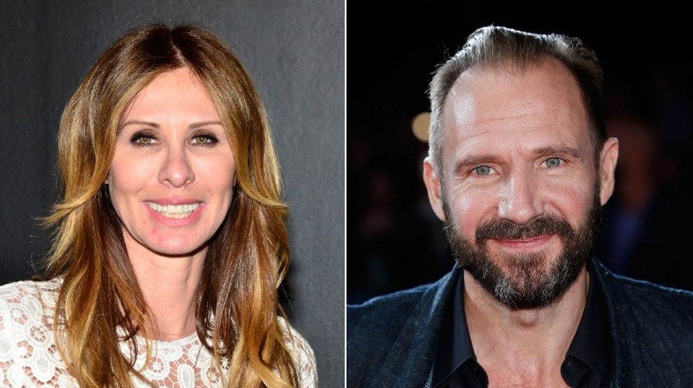 Carole Radziwill and Ralph Fiennes