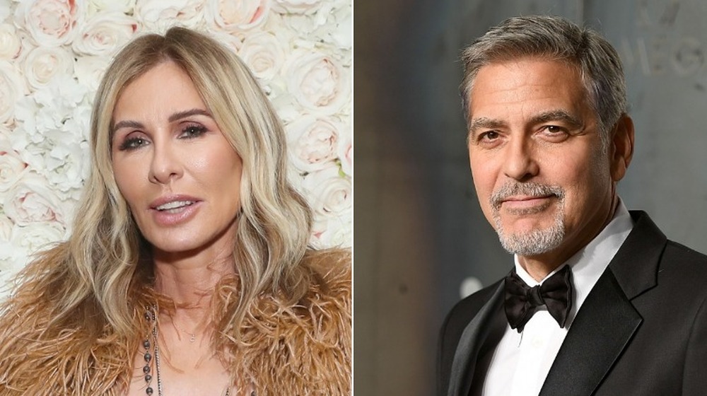 Carole Radziwill and George Clooney