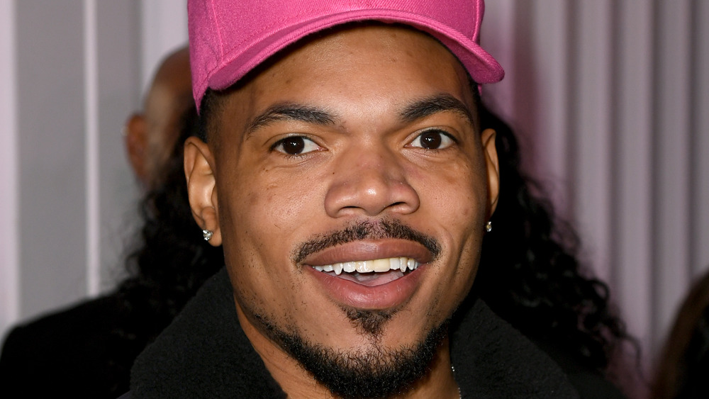 Chance the Rapper on the red carpet