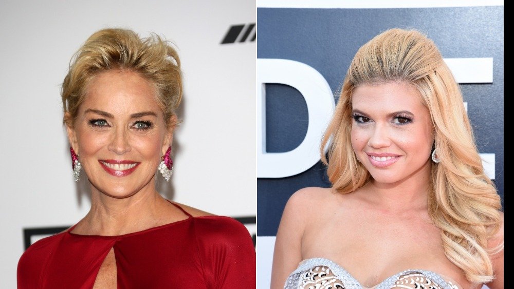 Sharon Stone and Chanel West Coast 