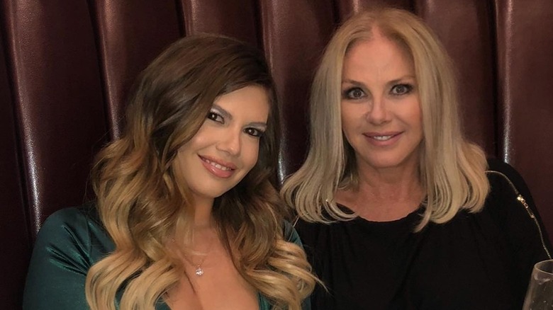 Chanel West Coast smiling with her mom