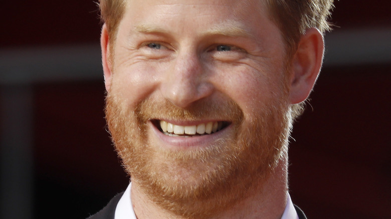 Prince Harry smiling