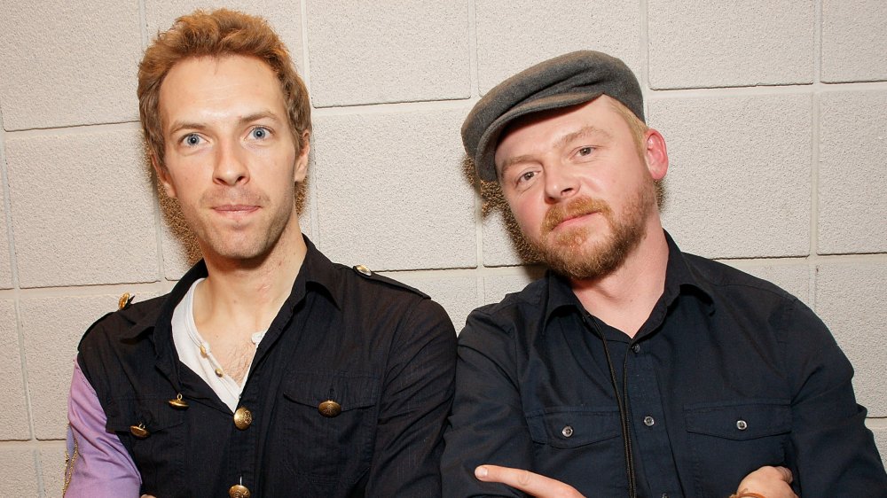 Chris Martin; Simon Pegg