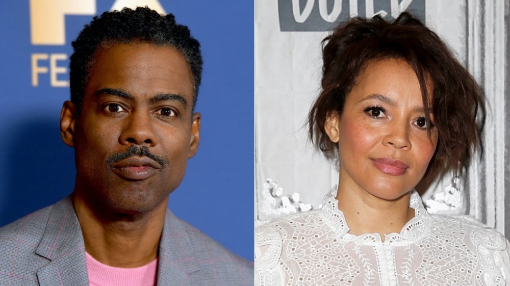 Chris Rock and Carmen Ejogo