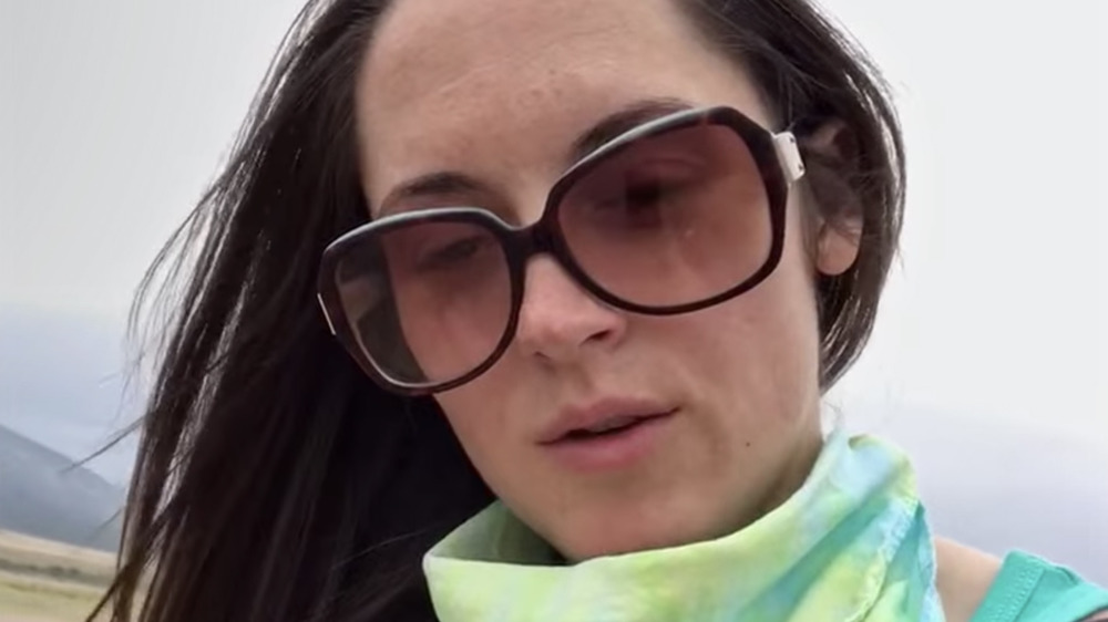 Nichol Kessinger wearing sunglasses