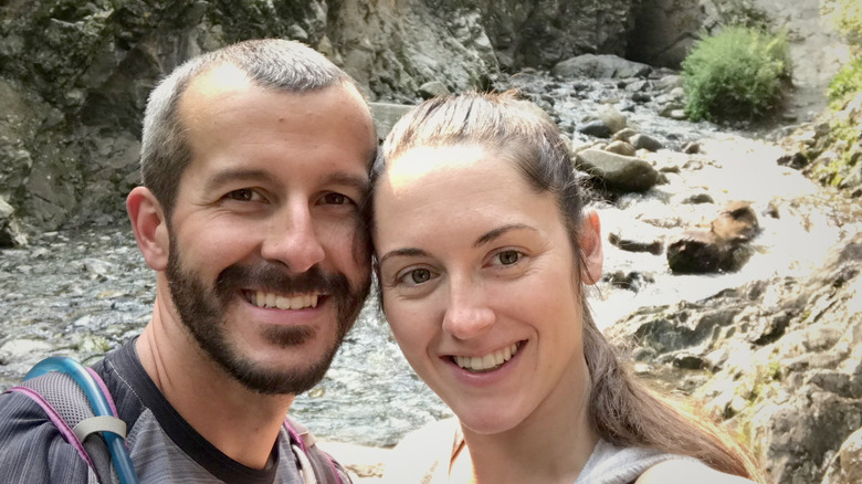 Chris Watts poses with Nichol Kessinger