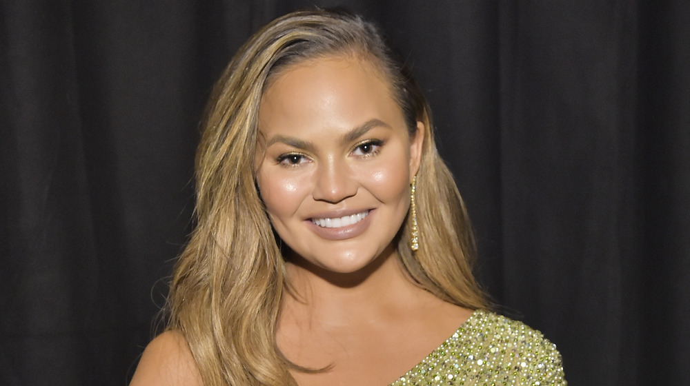 Chrissy Teigen smiling