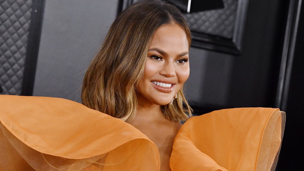 Chrissy Teigen attends the 62nd Annual GRAMMY Awards