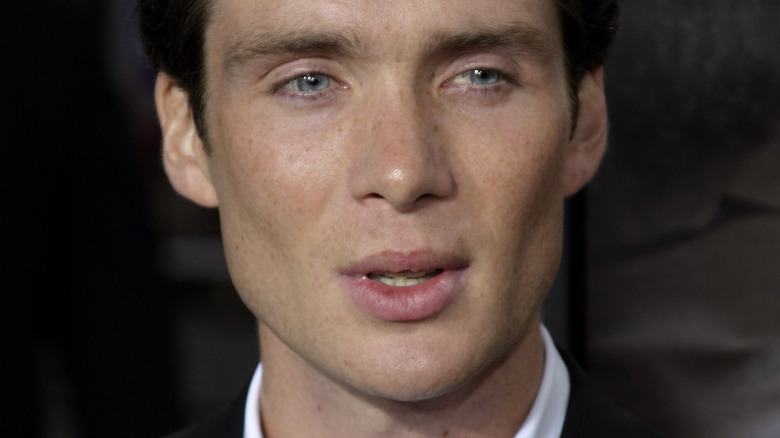 Cillian Murphy looking to the side with serious expression