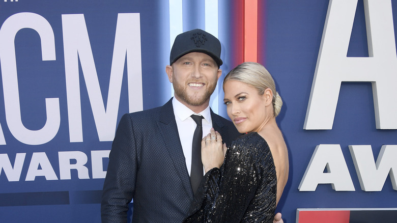 cole swindell and barbie blank red carpet
