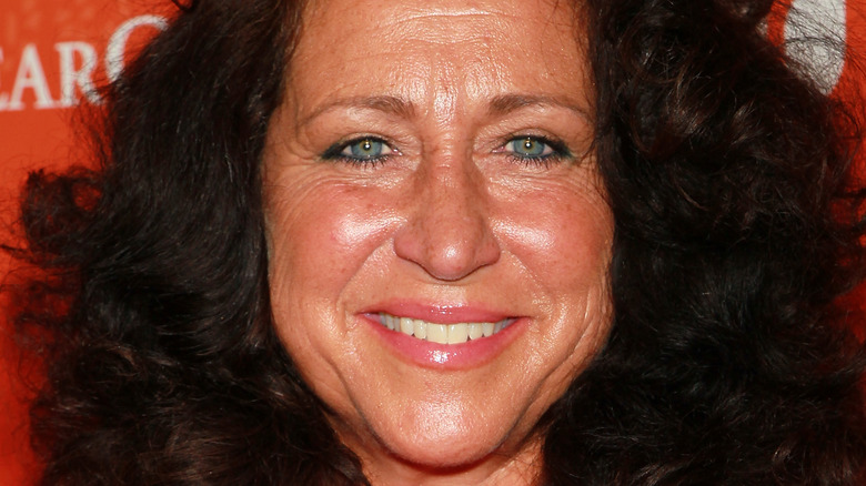 Josefa Salinas smiling with pink lipstick