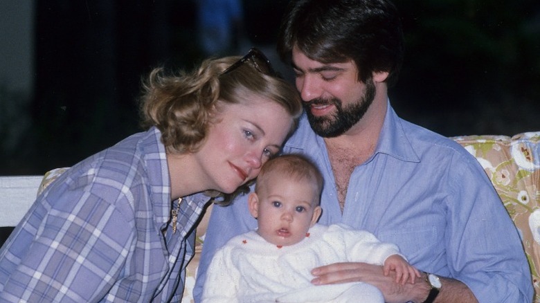Cybill Shepherd and David Ford with their daughter