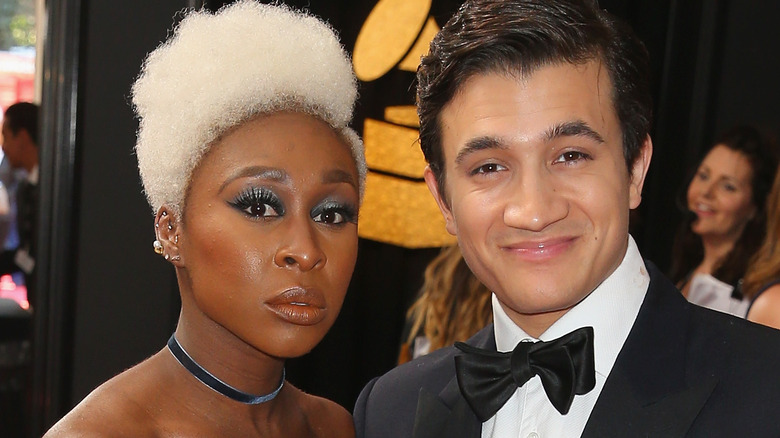 Cynthia Erivo and Dean John-Wilson posing