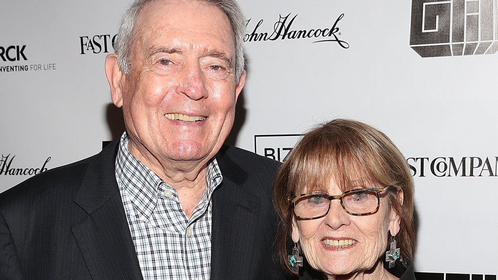 Dan Rather and wife Jean Goebel, red carpet