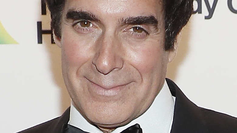 David Copperfield smiling slightly