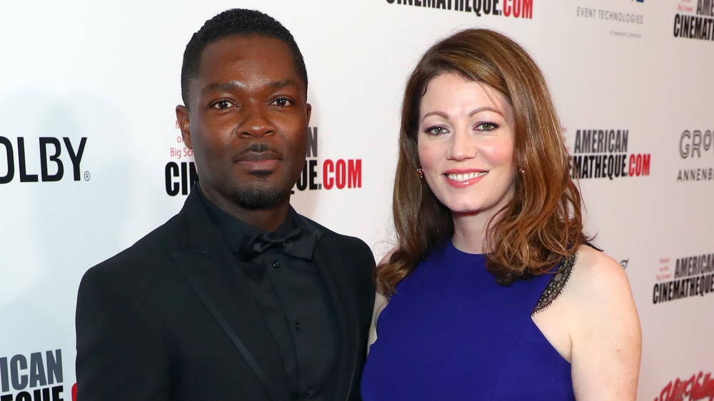 David and Jessica Oyelowo on red carpet