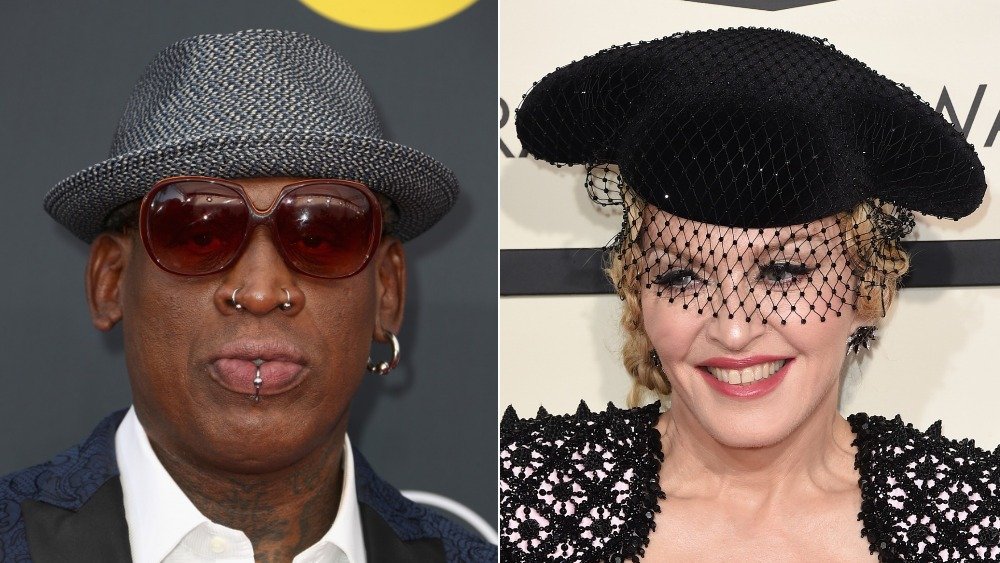 Split of Dennis Rodman and Madonna