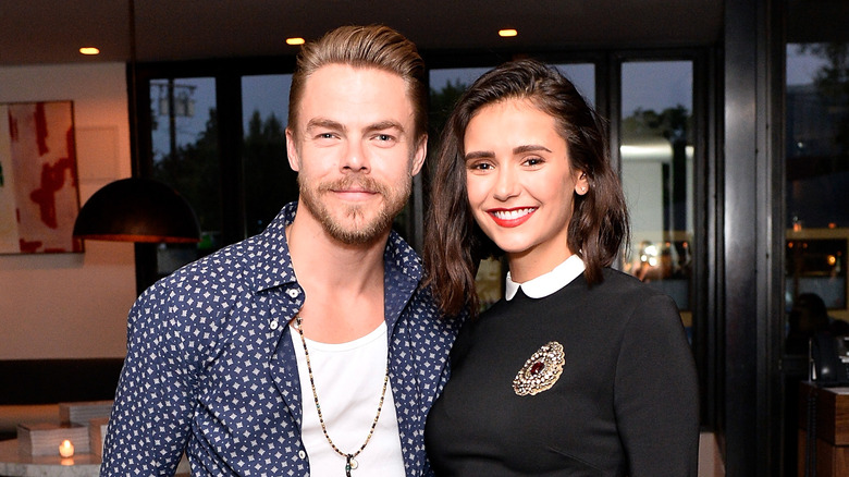 Derek Hough with Nina Dobrev