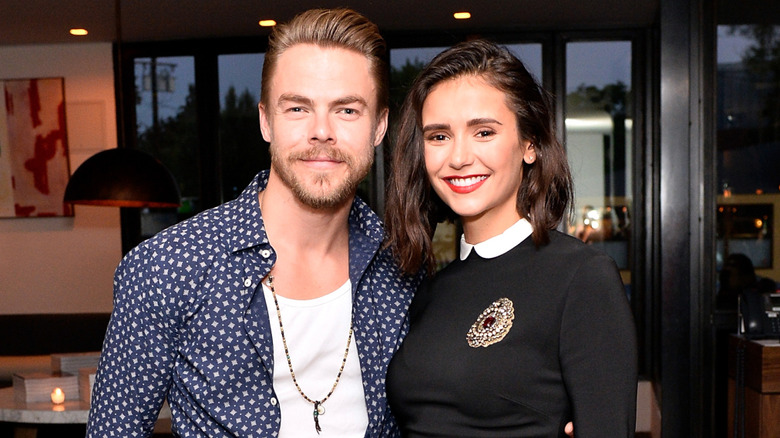 Derek Hough with Nina Dobrev