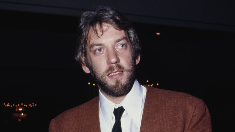 Donald Sutherland arriving at an event