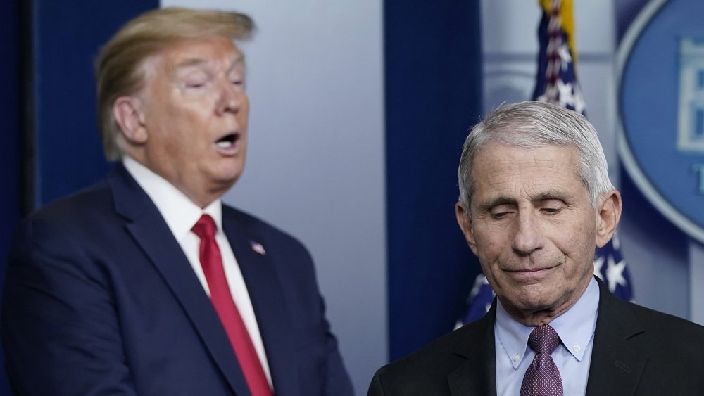 Donald Trump Anthony Fauci