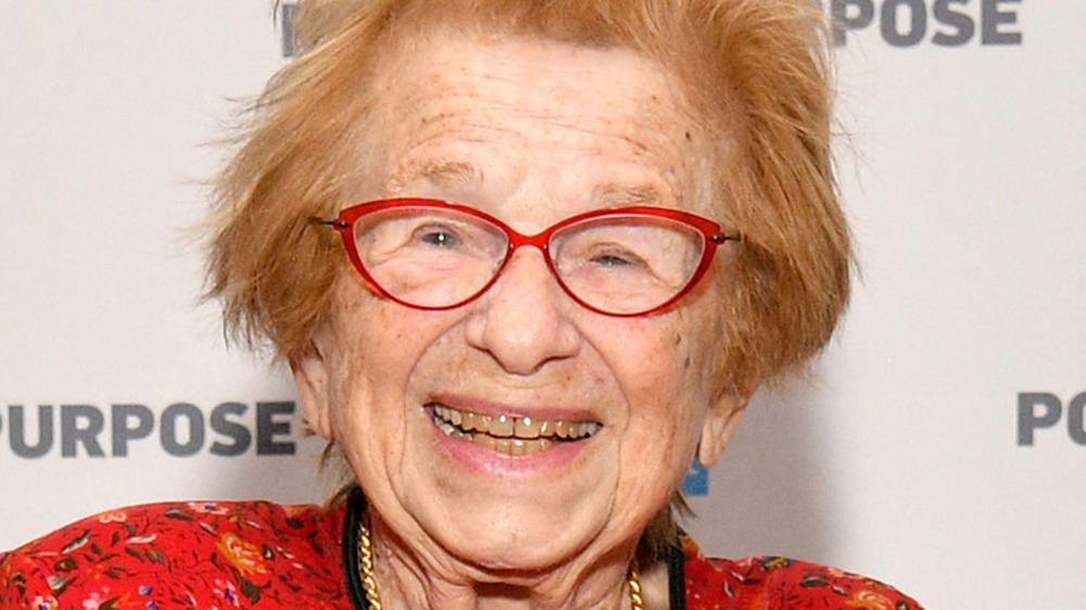 Dr. Ruth Westheimer smiling