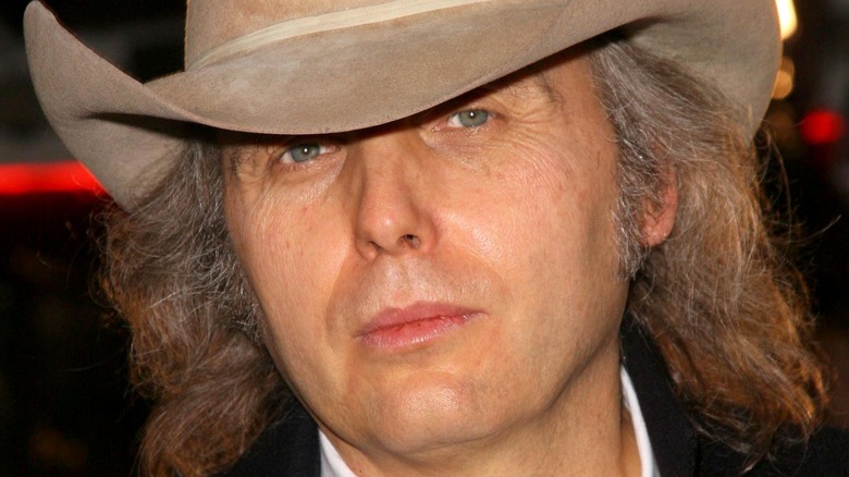 Dwight Yoakam posing 