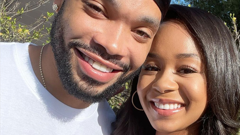 Jasmin Lawrence and Eric Murphy smiling