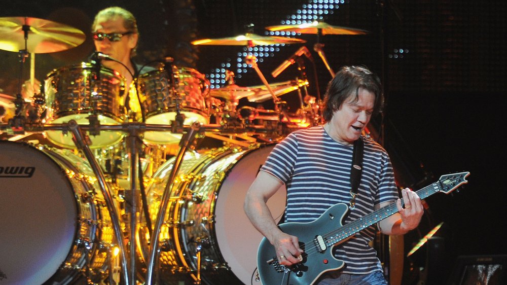 Alex Van Halen and Eddie Van Halen at Madison Square Garden