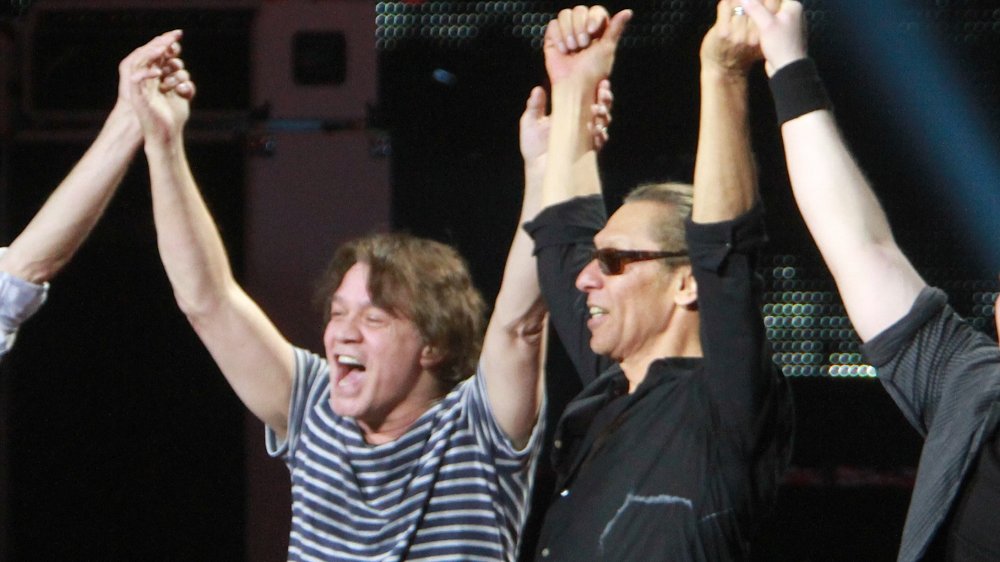 Eddie Van Halen and Alex Van Halen at Madison Square Garden