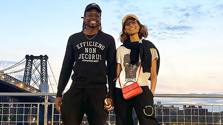 Jonathan Singletary and Elaine Welteroth in Brooklyn