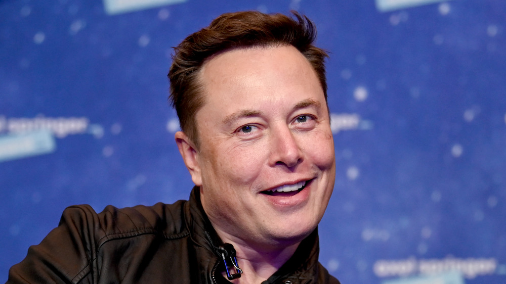 Elon Musk smiling