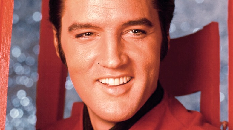 Elvis Presley smiling