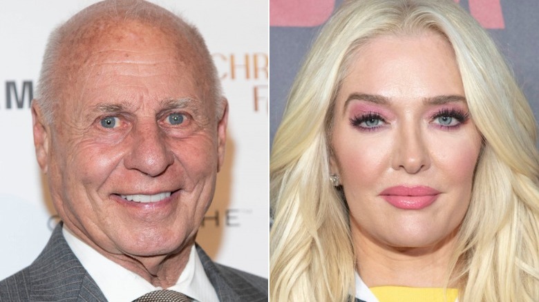 Thomas Girardi, Erika Jayne posing