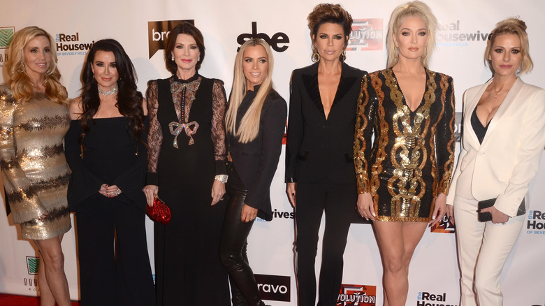 Real Housewives of Beverly Hills cast posing