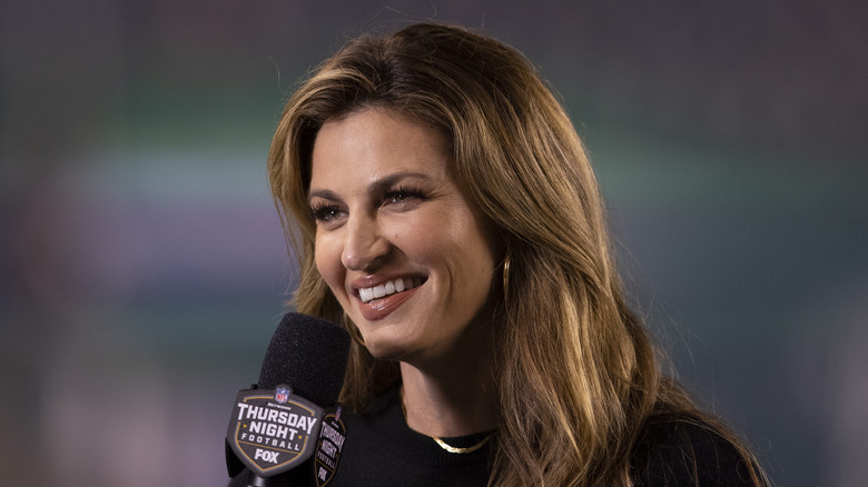 Erin Andrews reporting