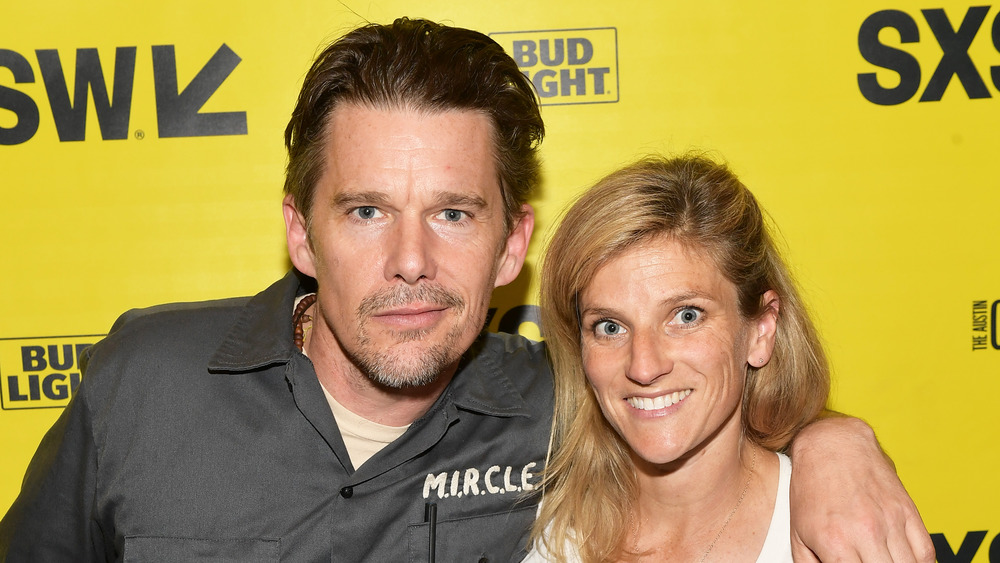 Ethan Hawke and Ryan Hawke attend the "Blaze" Premiere 2018 SXSW on March 16, 2018