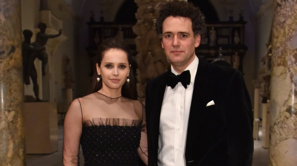 Felicity Jones Charles Guard  marriage