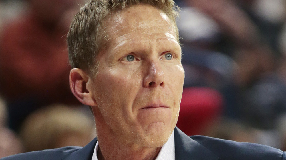 Mark Few on the court
