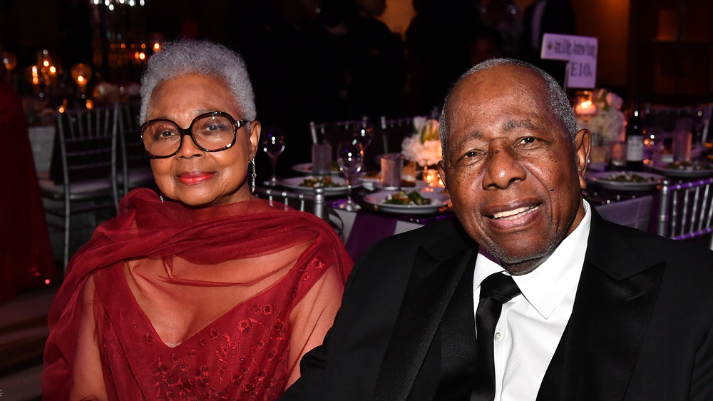 Billye and Hank Aaron at an event