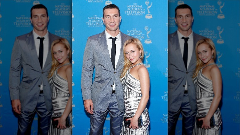 Wladimir Klitschko with his ex Hayden Panettiere